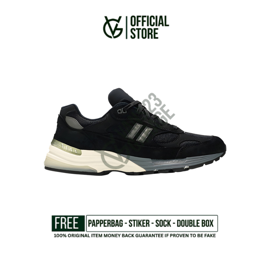 Sepatu Sneakers New Balance M992BL Black Original BNIB Unisex