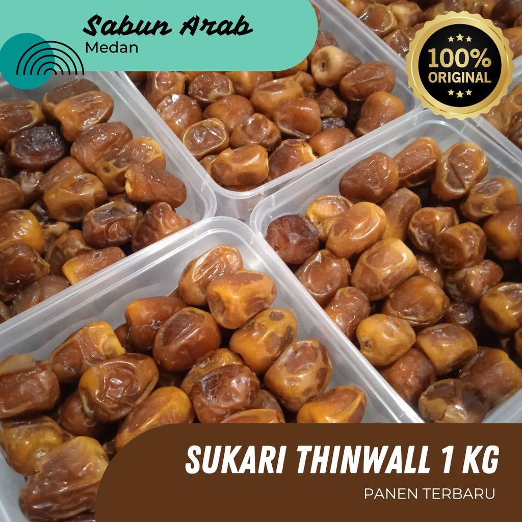 Kurma Sukari Alqassim 1 kg dan 500gr Free Bubble & kardus| Kurma Sukkari Medan | Raja Kurma