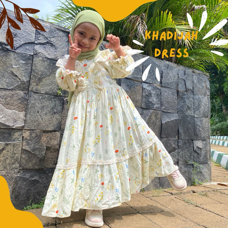Jenaharasaba - Kyara Gamis Abaya Anak Perempuan 1- 8 Tahun
