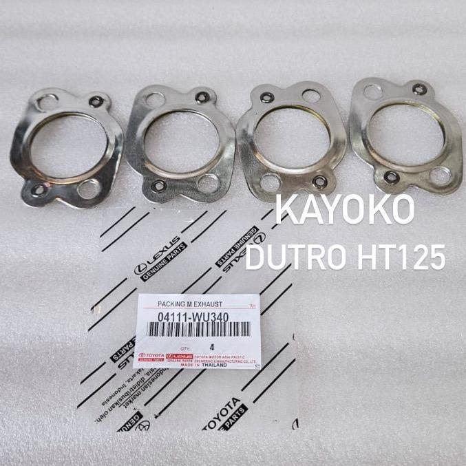 PAKING MANIFOLD EX API RINO HT125 DUTRO HT130 HT140 HINO DUTRO HARGA 1SET 4PC 04111-WU340 QUALITY