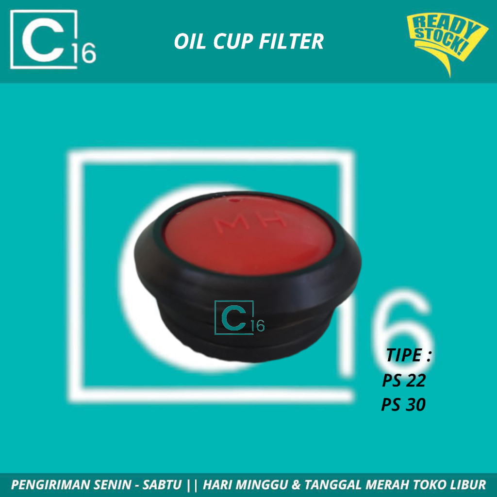 Oil Cup Filter Tutup Oli Tutup tuang oli merah hitam - Oil Filter Cup Sanchin SCN22/SCN30