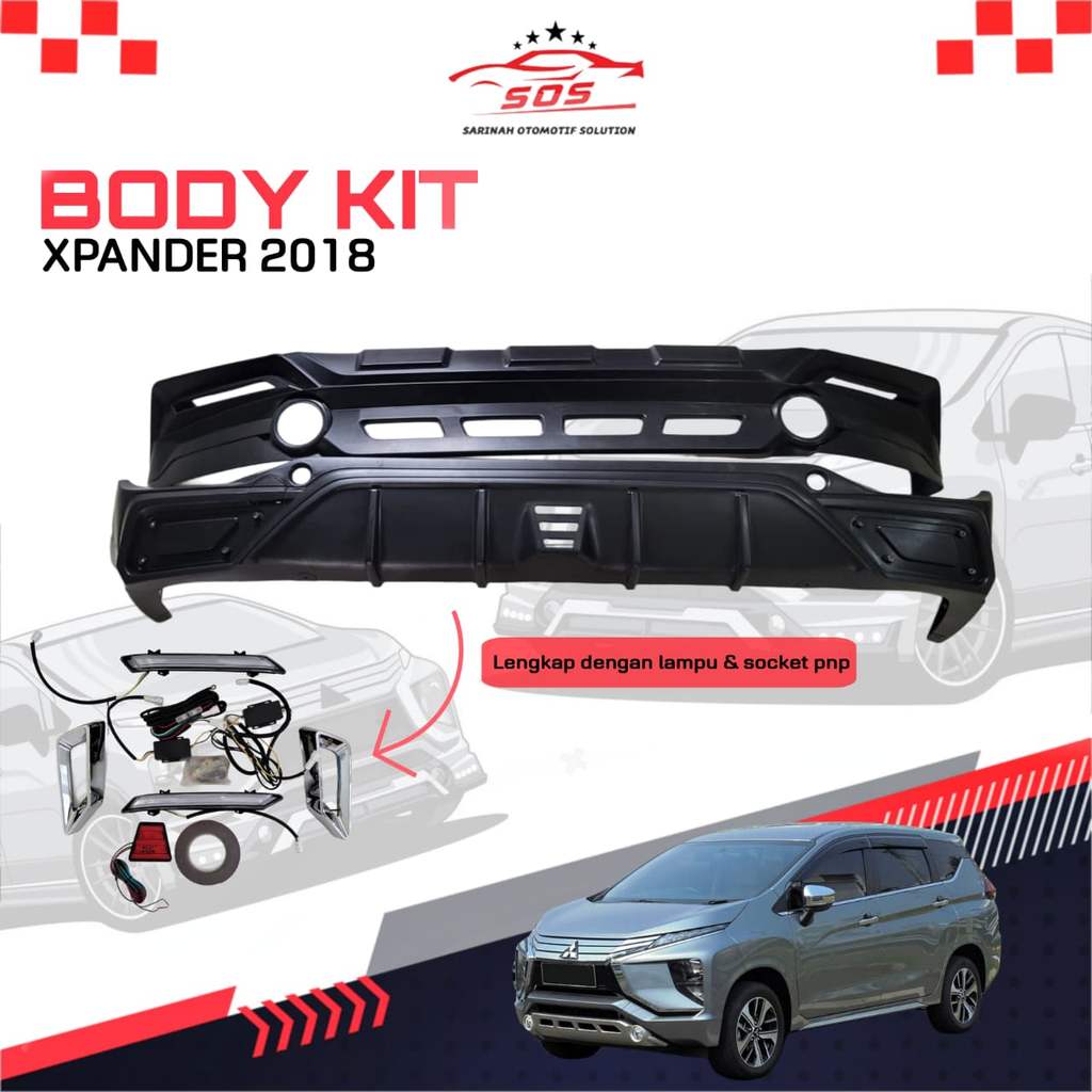 Body Kit Mitsubishi Xpander 2017 2018 2019 Depan Belakang
