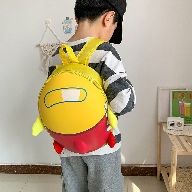 Ransel anak baru dengan cangkang telur, skema warna yang lucu dan bergaya