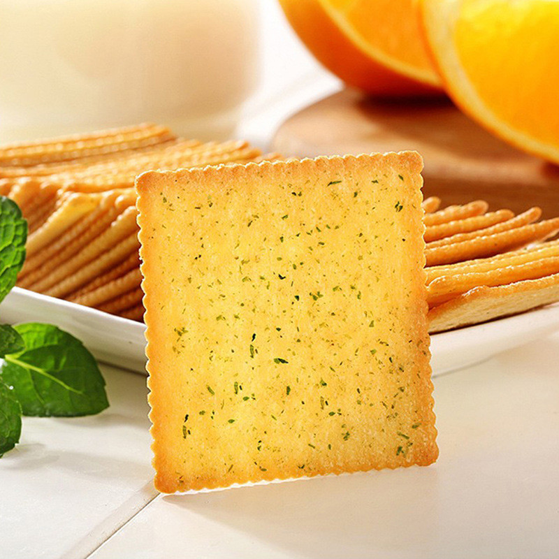 Be & cheery Crackers cookie100g Seaweed Flavor Box Size30Packaged Salty Snacks for Craving Relief, D