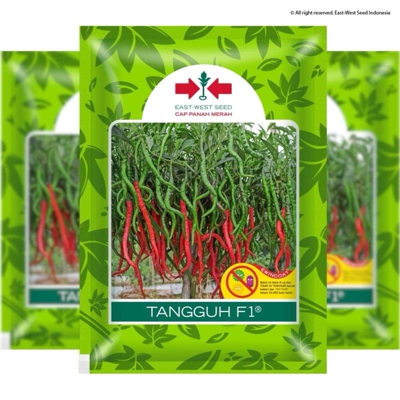 Benih Cabai Keriting Tangguh F1 - Benih Cabai Keriting Tangguh 77 F1 - Cap Panah Merah