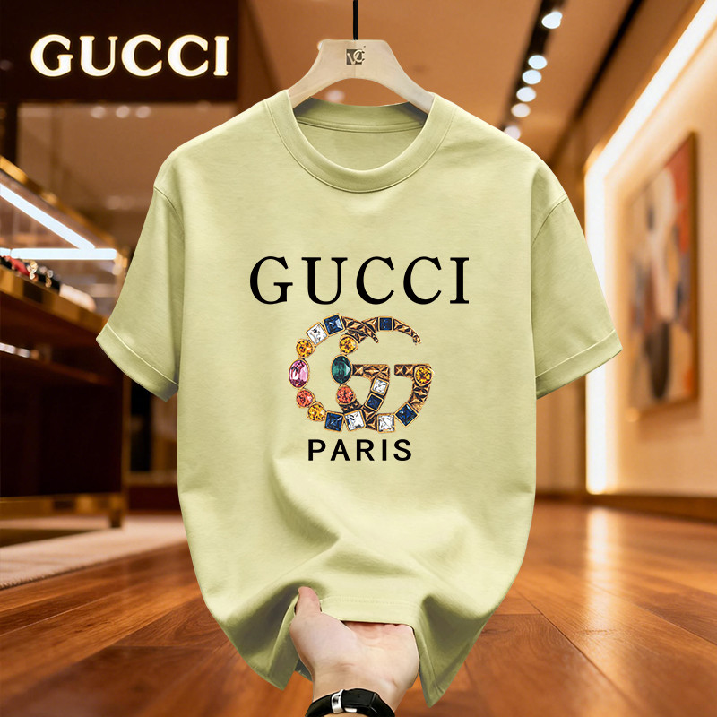 kaos pria Kaos Distro Pria GUCCI kaos polos T-shirt Lengan pendek kaos distro kaos pria distro origi