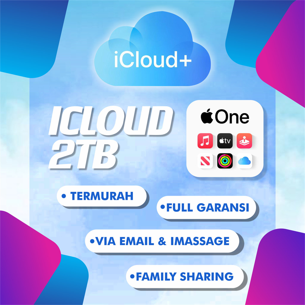 Promo Upgrade Penyimpanan iCloud 2TB Langsung ke Akun Sendiri