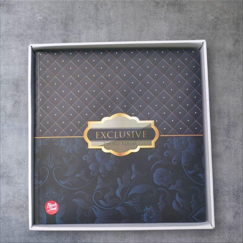 Album Foto Polaroid 2r 3r 4r 5r 6r 8r size exta Jumbo 10sheet hitam magnetik wisuda, keluarga