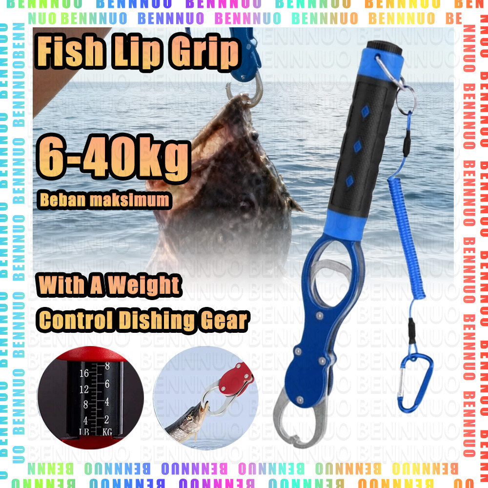 Fish Lip Grip Tang Pancing Grip Penjepit Mulut Ikan Aksesoris Memancing Fish Lip Grip Ikan Grip Stai