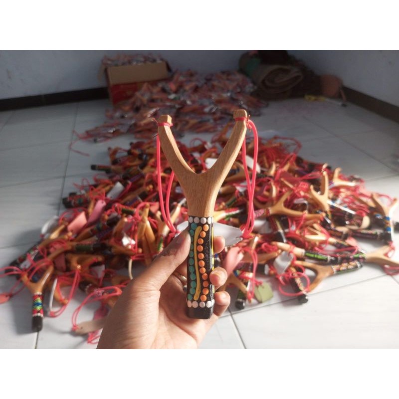 TERMURAH Mainan Anak Ketapel Kayu Tradisional Kuat