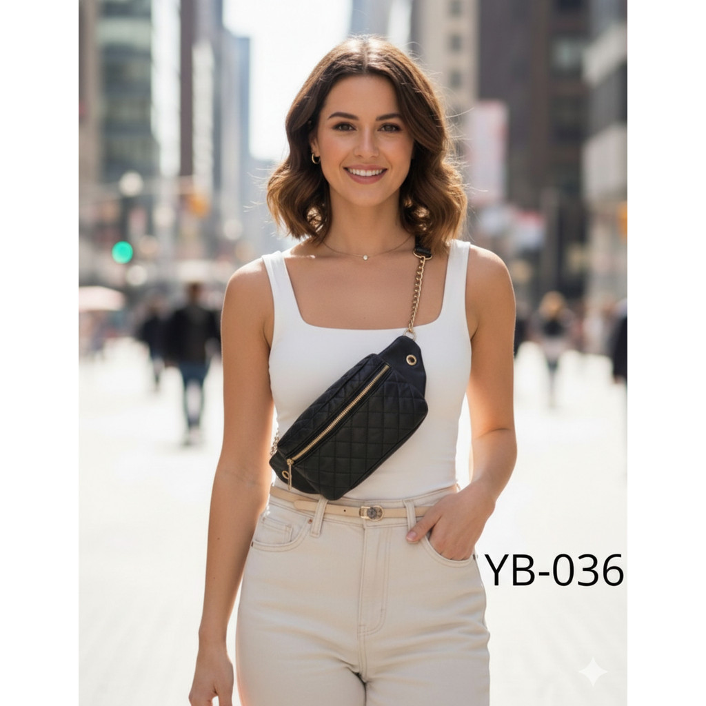 Tas Waistbag Wanita Selempang Tas YB-036 Sling Bag