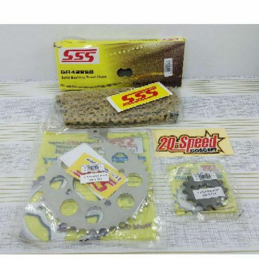 • SSS GEAR SET 428 JUPITER MX OLD / NEW