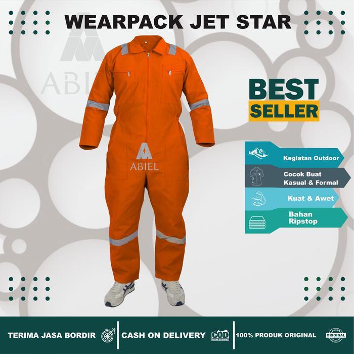 (DIKIRIM DARI BANDUNG) wearpack safety/wearpack semi pilot/wearpack proyek/katelpak/wearpack - Orang