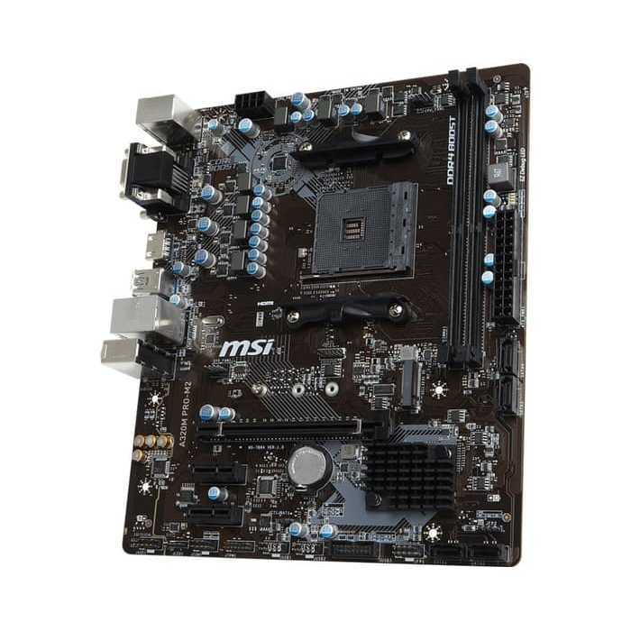 MSI A320M PRO-M2 AMD A320 AM4 DDR4 Micro ATX Motherboard