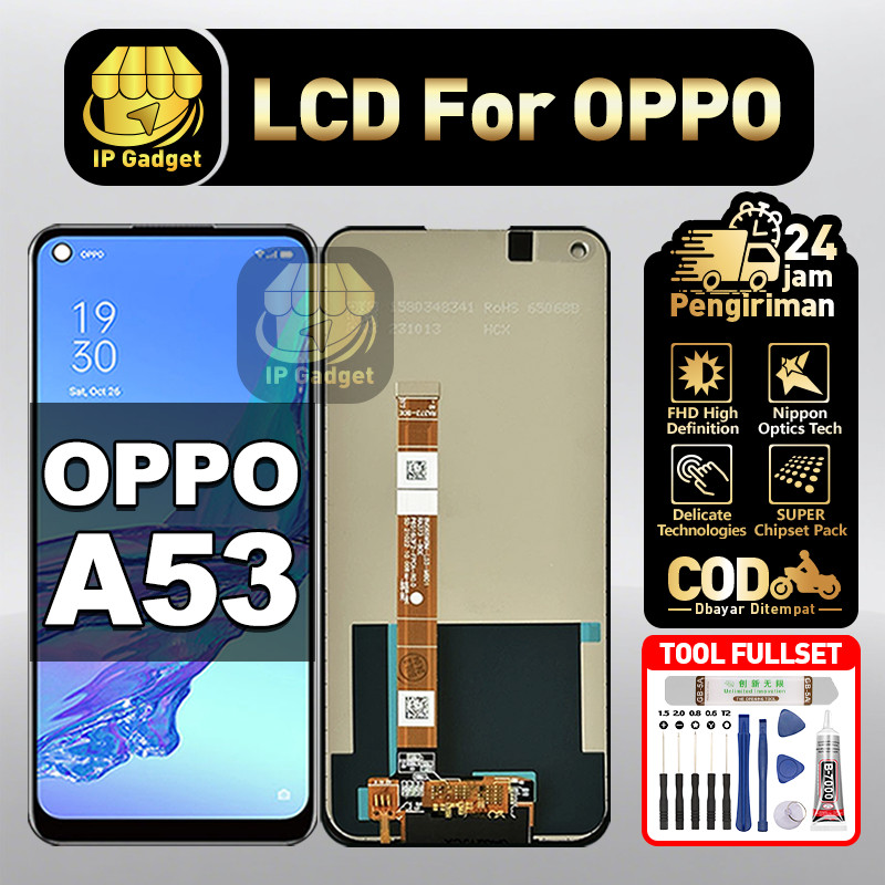 LCD for OPPO A53 Fullset LCD HP Touchscreen Layar Sentuh Touch Screen COD