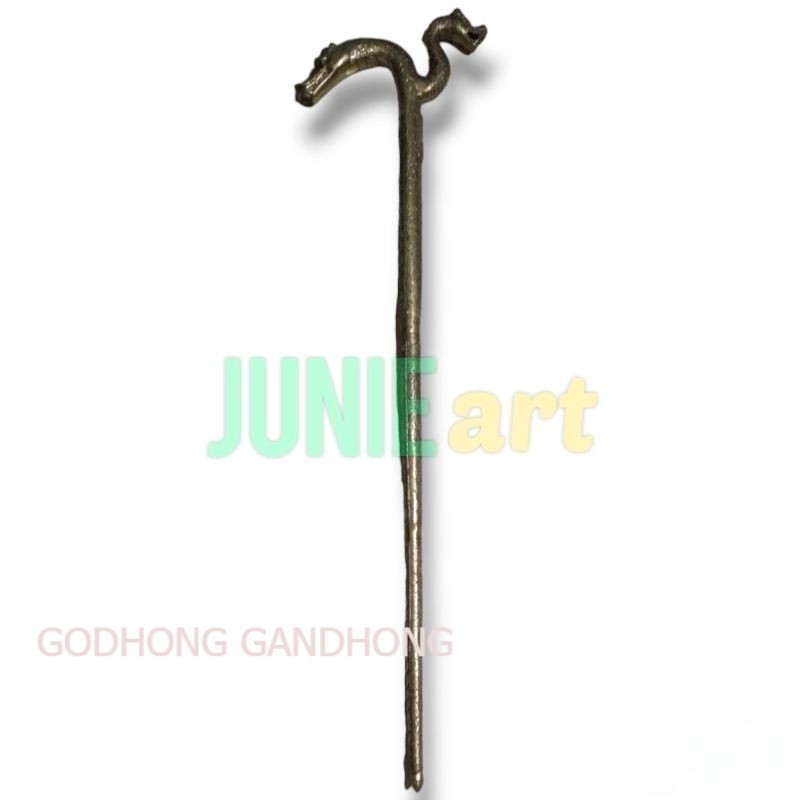 top Teken tongkat jalan kepala naga kuningan LSP2