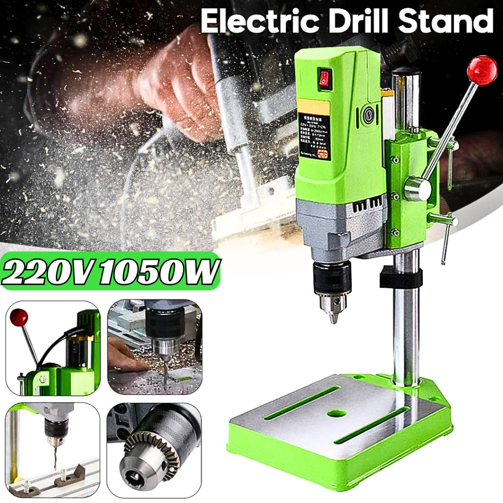 COD KIRIM CEPAT WETOP Mesin Duduk Bor Listrik Mini Bench Stand Drill Press Chuck 3-16mm 1050W - BG-5