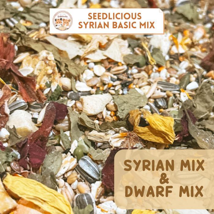 MIJIU | (100/250GR) Seedlicious Syrian / Dwarf Basic | Seedmix hamster - Syrian 250GR