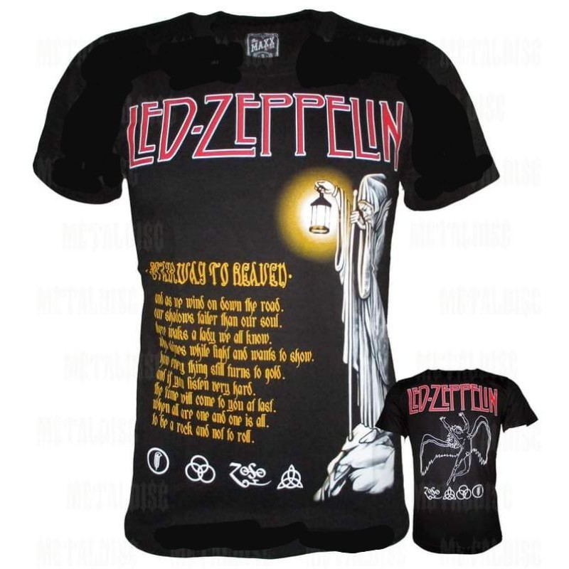 ~ LED ZEPPELIN Roxx/Maxx Kemeja Band Rock Ukuran M L