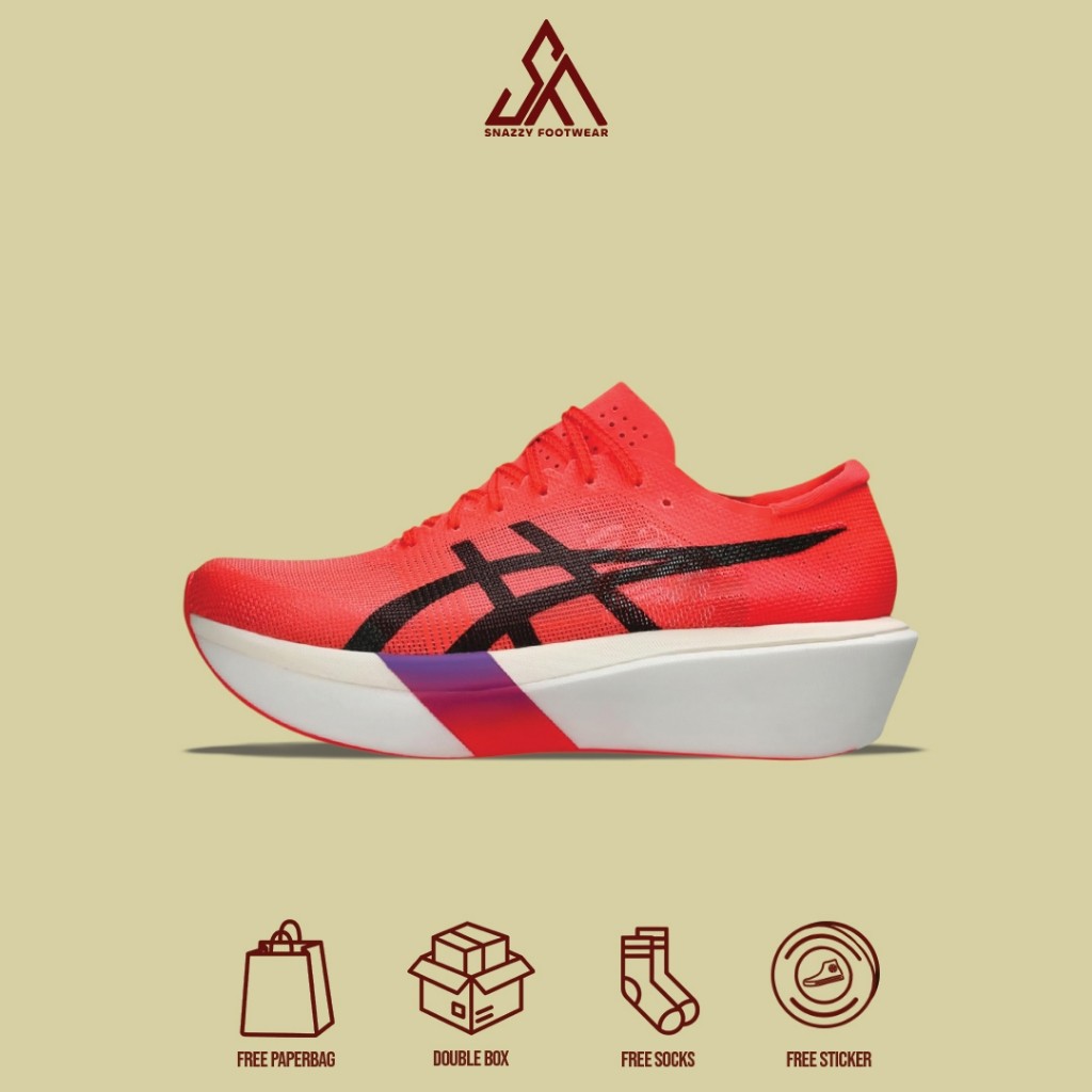 Sepatu Sneakers Asics Metaspeed Sky Tokyo Red 100% Original Unisex