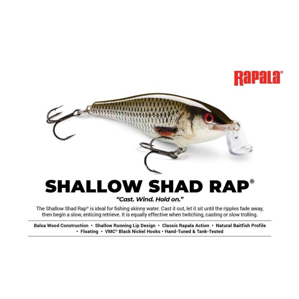 Lure Rapala Shallow Shad Rap 5cm 7cm 9cm 14cm - Umpan Minnow SSR05 SSR07 SSR09 SSR14
