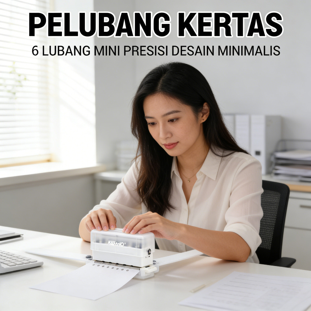 Kertas Mini 6 Lubang / A5 A4 B5 Pons Kertas / Motif Pembolong Kertas / Pembolong Kertas