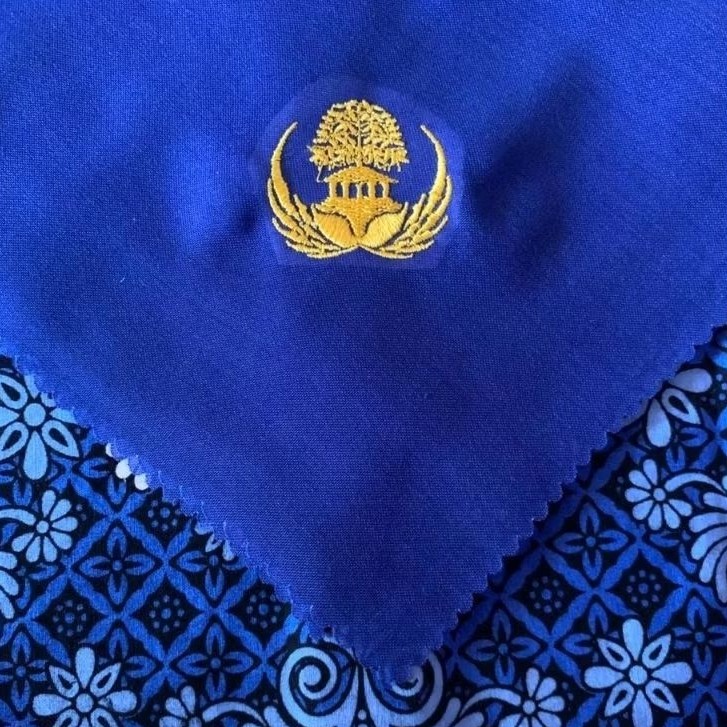 HIJAB KORPRI LOGO BORDIR KAIN VOAL