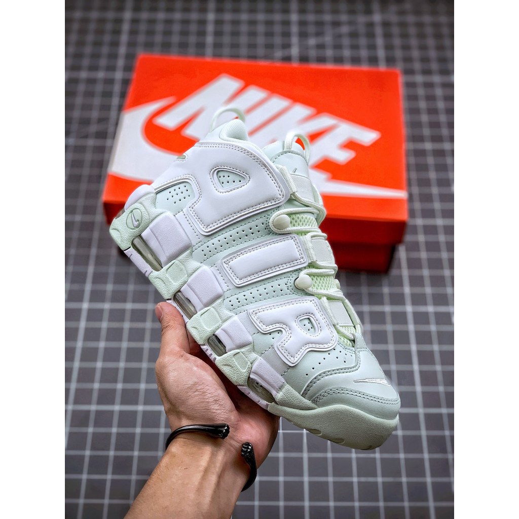Sepatu Nike Air More Uptempo OG Pippen Big AIR Mint Green Company Grade