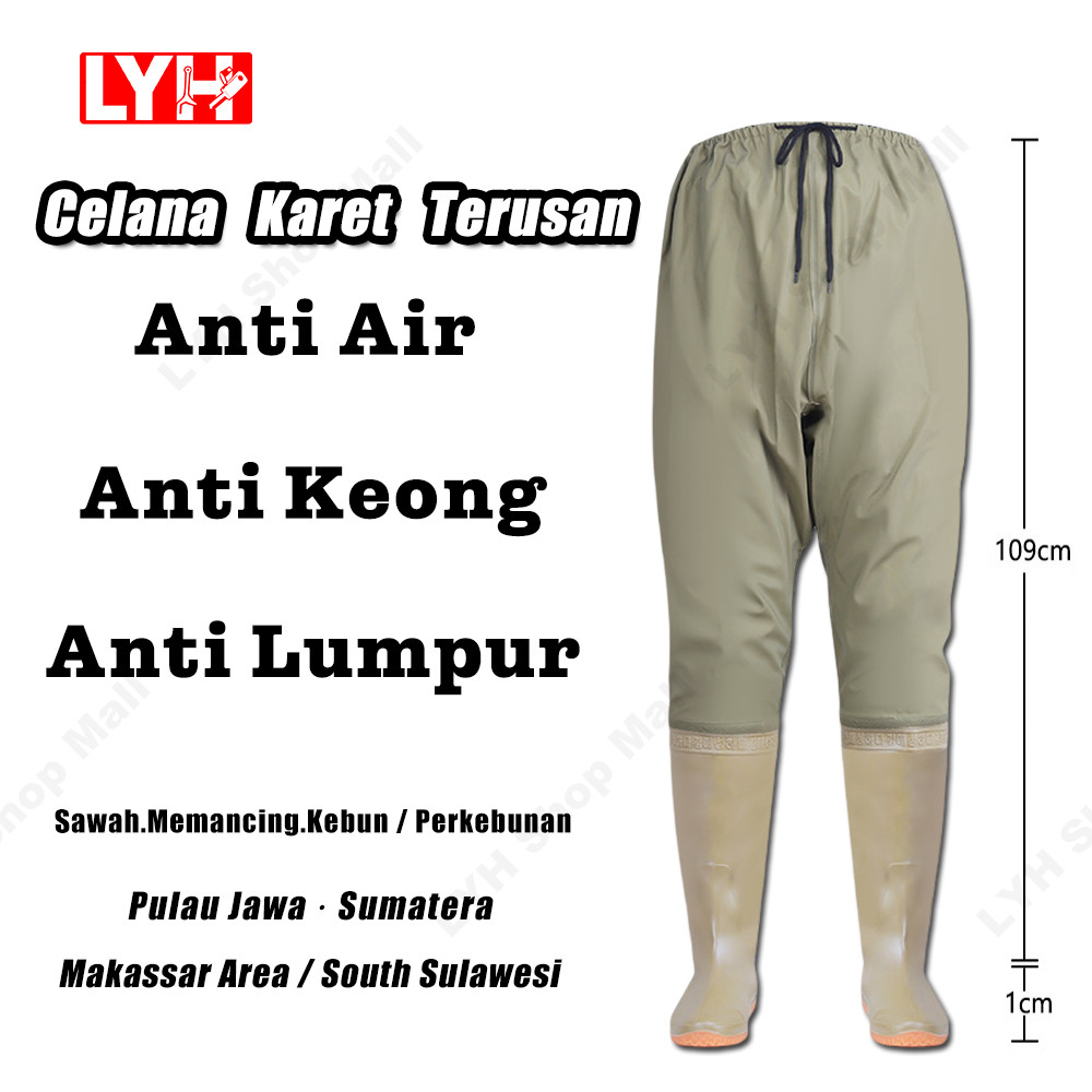 MASSRUSS - Sepatu Sawah Panjang 110cm Anti Air Anti Lumpur Anti Keong terbaru