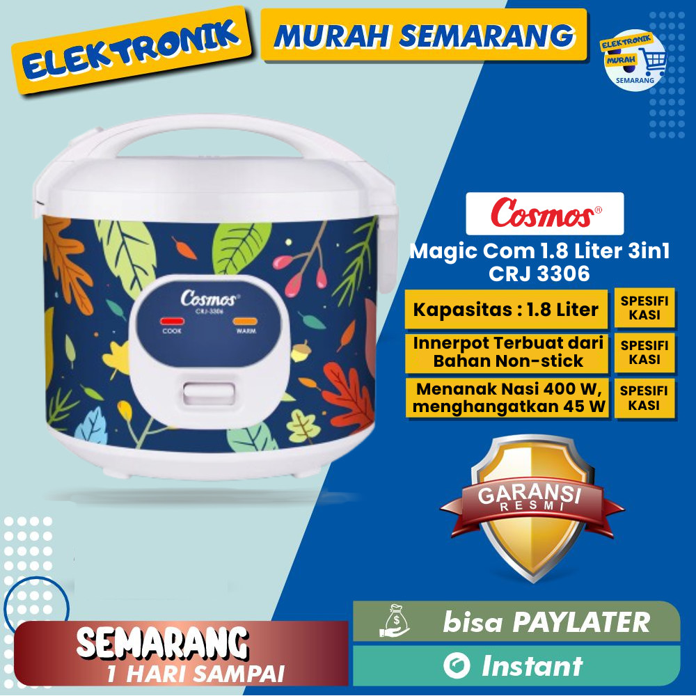 Magic Com Rice Cooker Cosmos CRJ 3306 / CRJ3306 / CRJ-3306