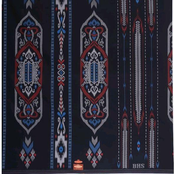 Sarung BHS Infinity CBA CBE CBD PKA Batik Terbaru 2025 - Kmb. Hitam Merah, Dewasa