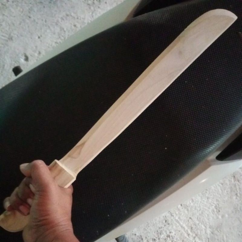 Golok Kayu Mainan Peragaan Latihan Silat Beladiri/Golok Kayu Jati/Golok Silat Kayu