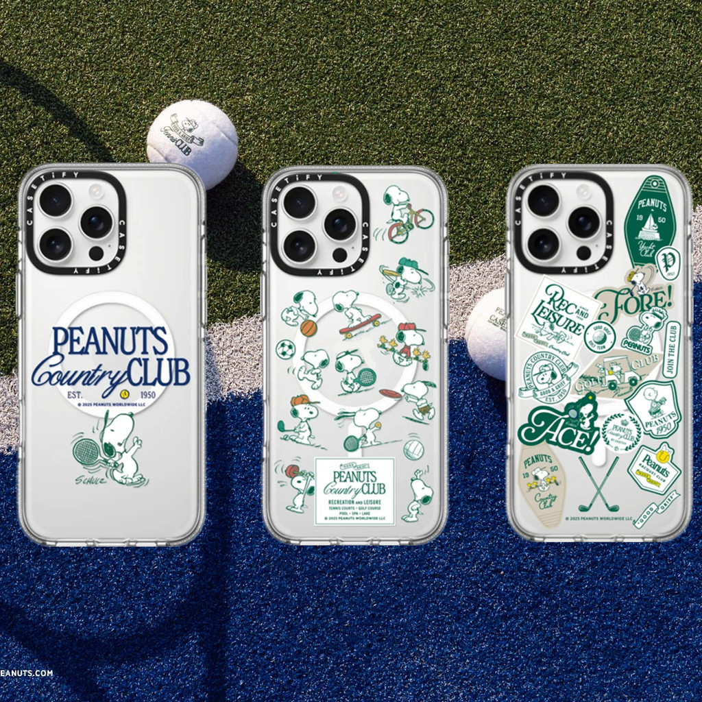 CASETIFY Peanuts Snoopy Rec Leisure Magnetic Case with Box for IPhone 17 17Pro Air 16 12 13 14 15 Pl