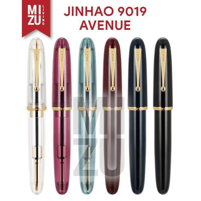 JINHAO 9019 AVENUE DADAO #8 Nib Fountain Pen Jumbo - TP CLEAR DEMO, EF 0.35