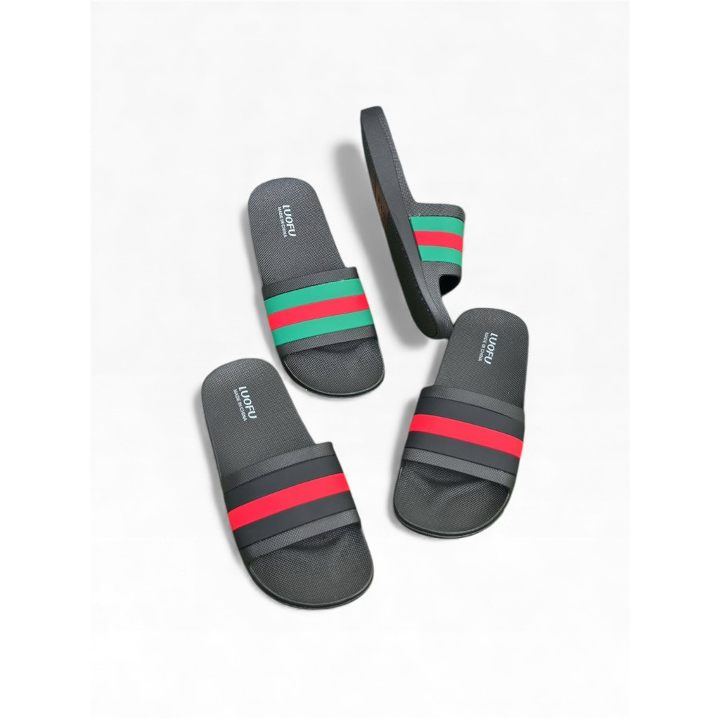 LUOFU - SANDAL SELOP LUOFU COWOK - SANDAL STRIP LUOFU Luofu Import