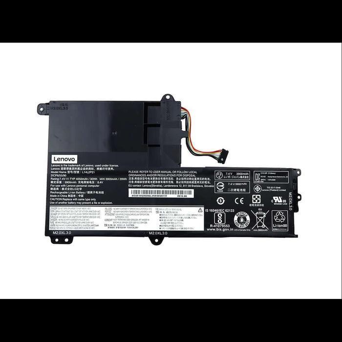 Baterai battery batre Lenv Flex 4-1580 Flex 4-1480 Flex 4-1470 L15L3PB0 L15C3PB1  IdeaPad 320S-14 Id