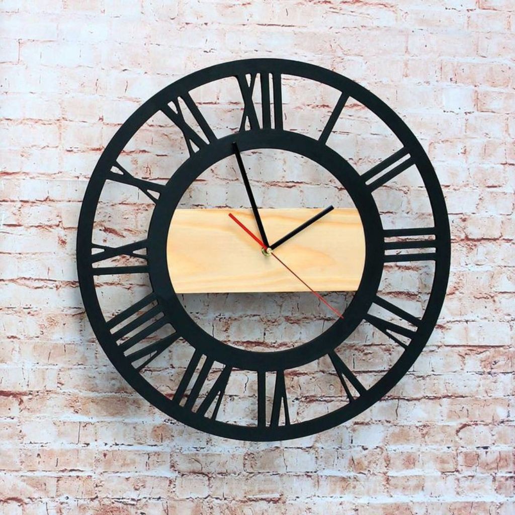 jam dinding kayu jati/ jam dinding mewah