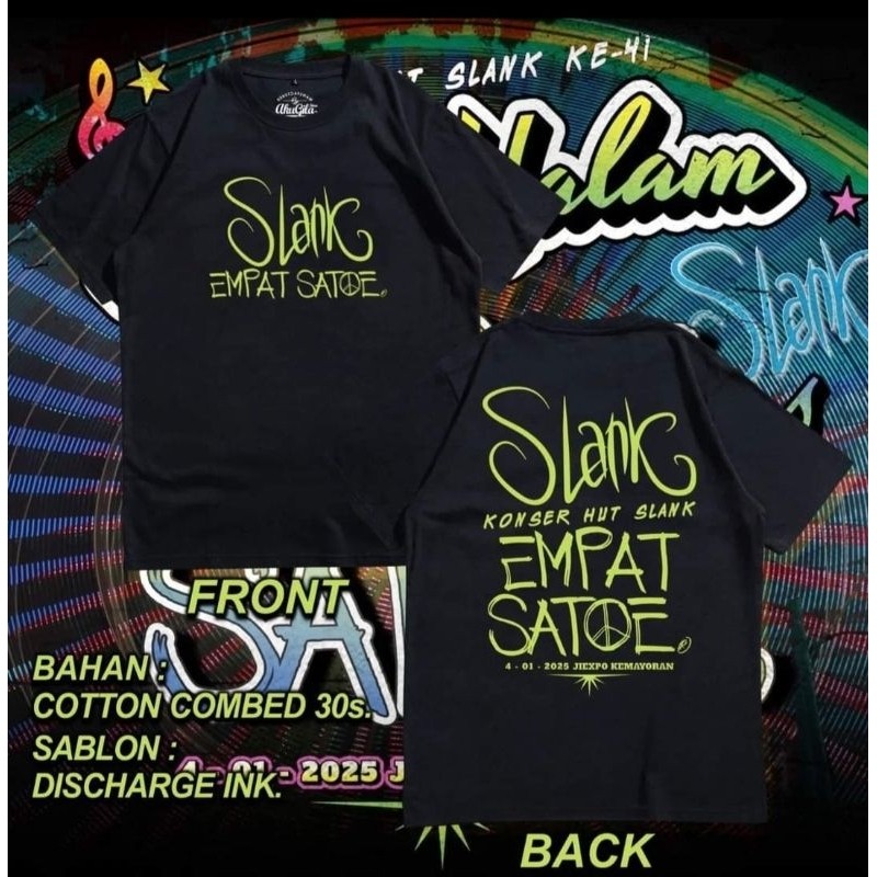 KAOS ANNIVERSARY 41 TAHUN SLANK - SLANK DAY - SLANK KONSER