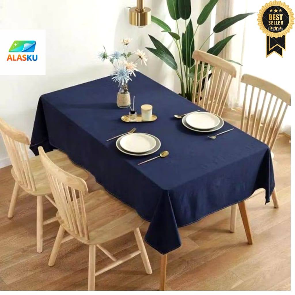 Taplak Meja Makan Anti Air 137 x Meteran Taplak Meja