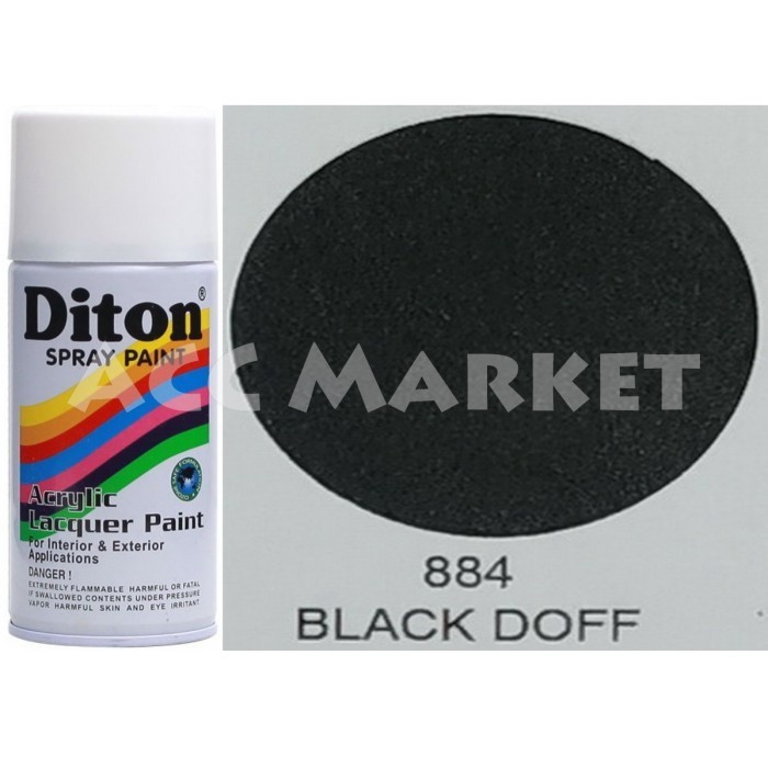 DISKON Pilox Diton 300cc Pilok Pylox Hitam Doff Black 884