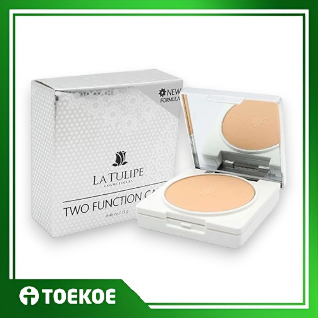 TOEKOE La Tulipe Two Function Cake Bedak Padat 13gr Y10 / Y20 / P20 / P30