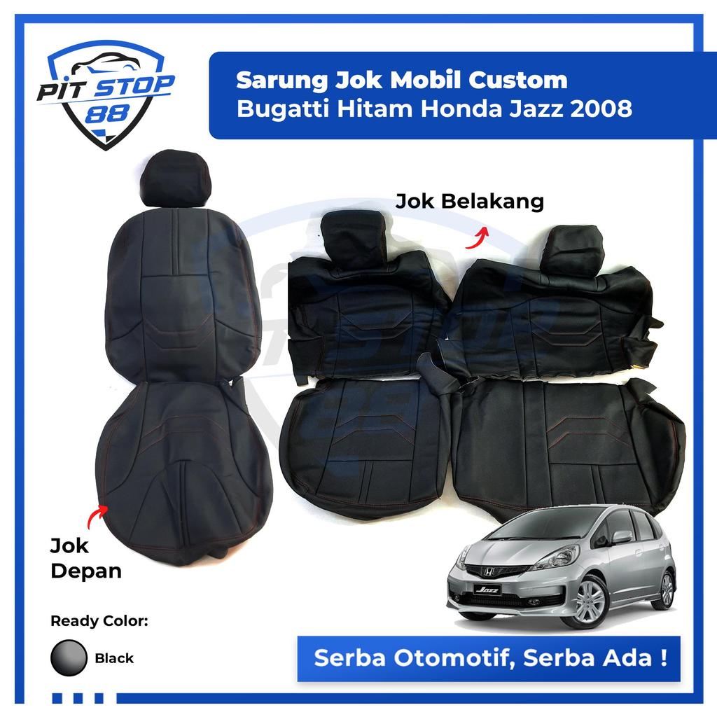 Sarung Jok Mobil Custom Mbtech Camaro Black Honda HRV 2015