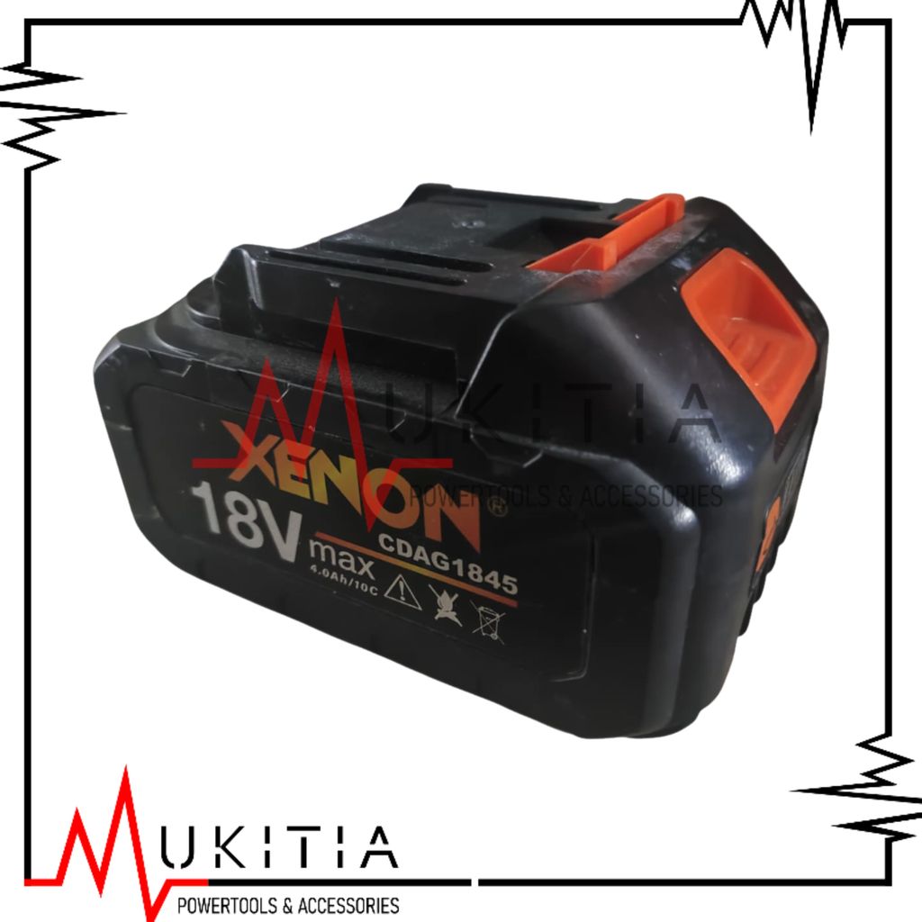 Baterai Xenon CDAG1845 18V 4.0Ah / 10C Baterai 10 CELL LXT SPARE PART BATERAI CORDLESS XENON 18 Volt