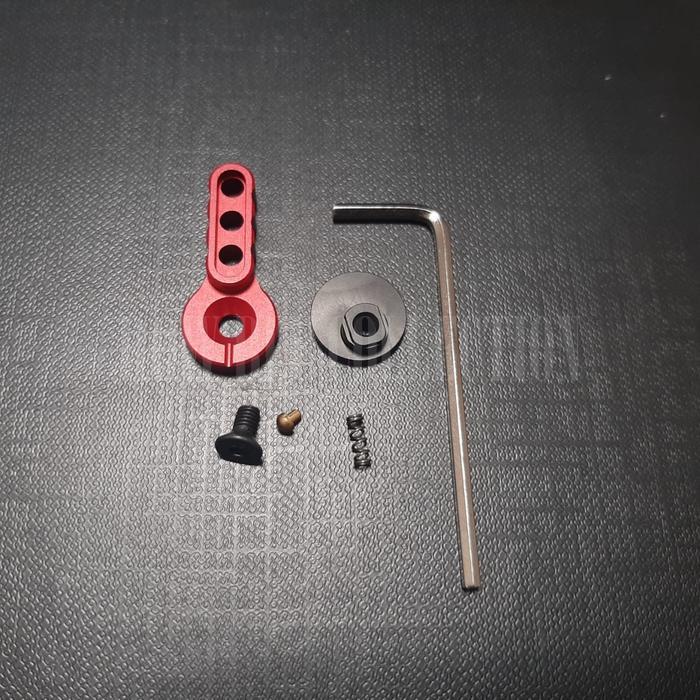 CNC Metal Selector - Selector Metal AEG/WGG/WGB - selektor fire aeg m4 - Merah