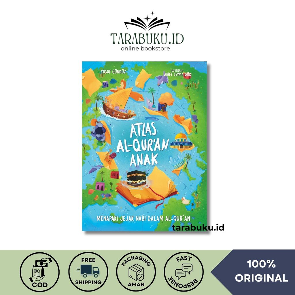 Buku Atlas Al-Quran Anak - Menapaki Jejak Nabi dalam Al-Quran | Brilliant Books