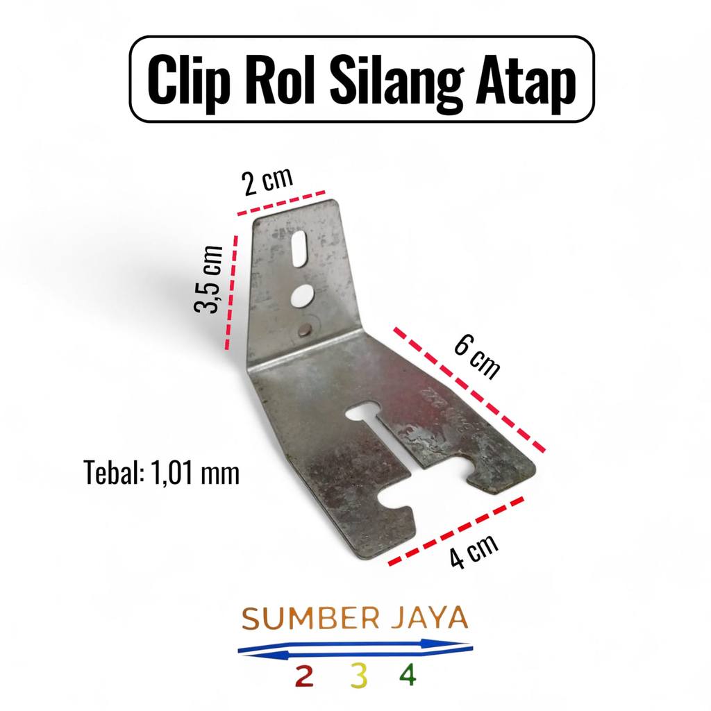 Suspension Clip PN 222 Aksesoris Rangka Plafon Klip Penggantung Penghubung Suspension Rod