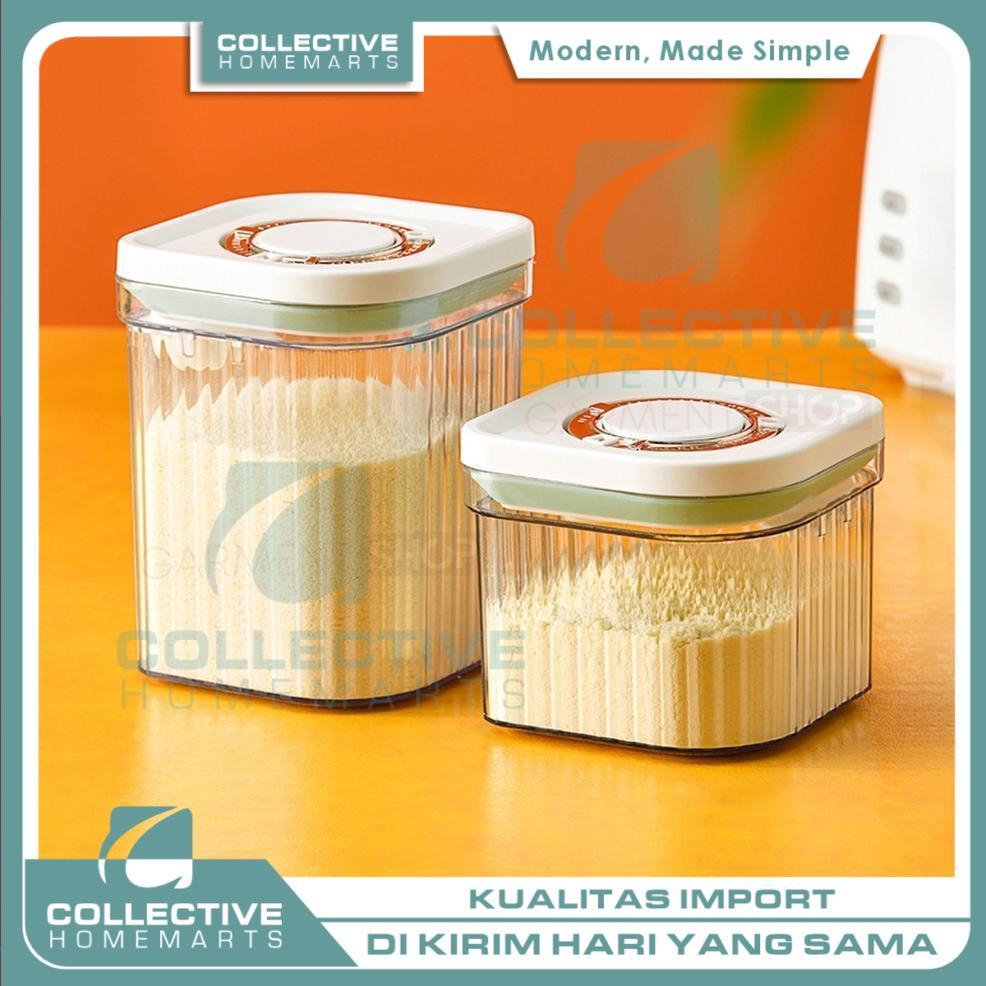 Kotak Susu Bubuk Bayi Container Box Wadah Susu Toples Snack Tutup Tekan Kedap Udara Bagus [Collectiv