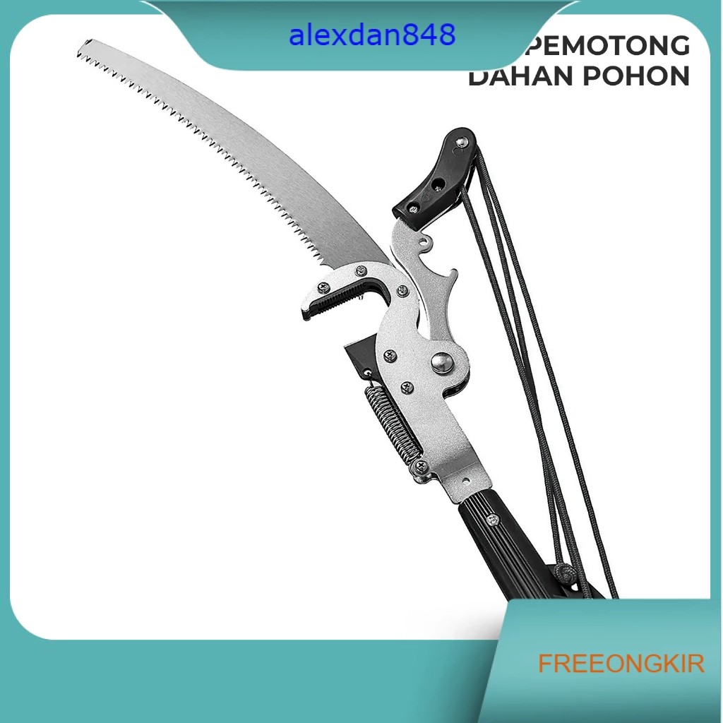 Allefix Gergaji Gunting Dahan Tree Pruner Galah Gunting Ranting Pohon- 6785