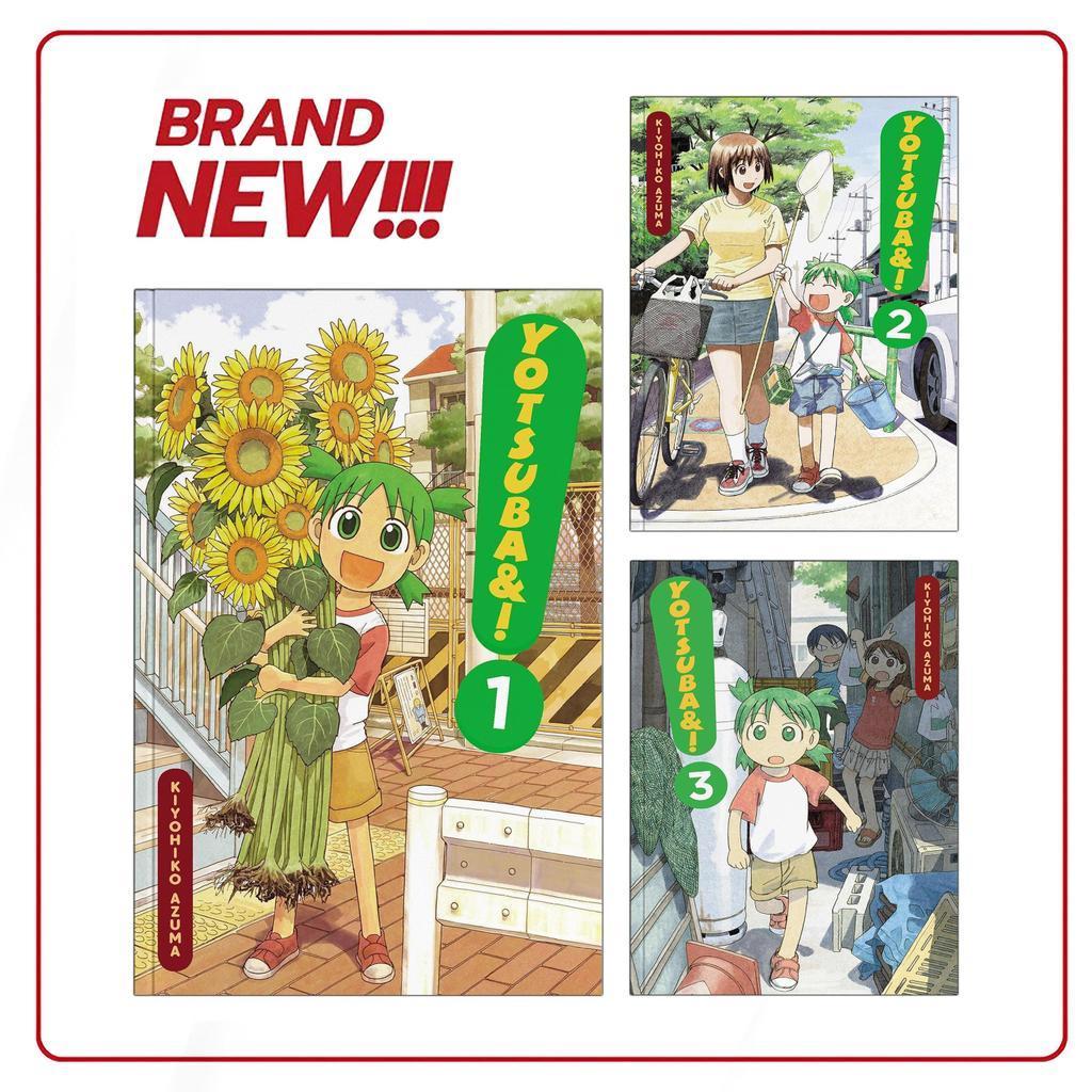 Yotsuba&, Vol. 1-15 ( Komik Manga ) by Yen Press (English/Indonesia)