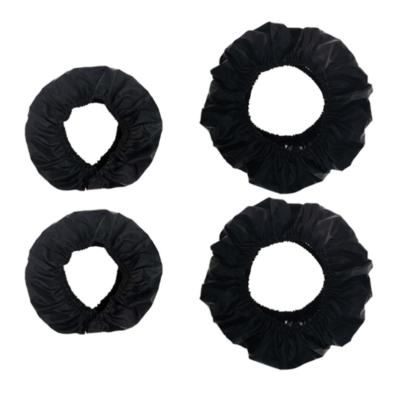 4Pcs Baby Strollers Wheel Cover Dustproof Wheelchair Tire Protectors Sleeve Case